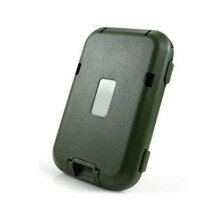 Anti-Theft Brush Card Package Minimalist Wallet Aluminum Clip- Cash Credit Card Business Card Case Army-Green