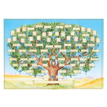 Family Tree Chart to Fill in - Blank Ancestry Chart 6-Generation Fillable Genealogy Chart Genealogy Supplies