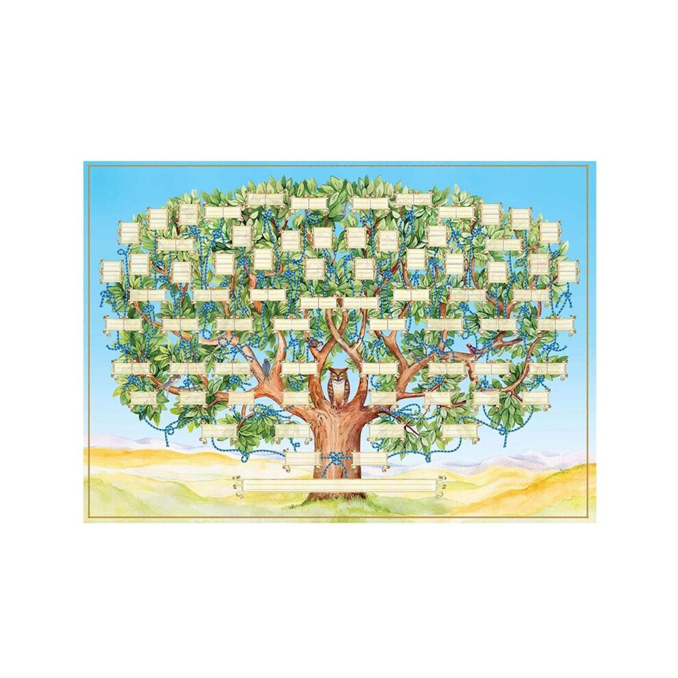 Family Tree Chart To Fill In - Blank Ancestry Chart 6-Generation Fillable Genealogy Chart Genealogy Supplies 4712580099300