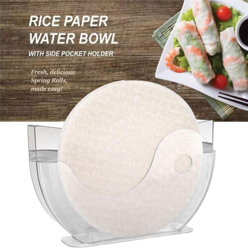 Rice Paper Packaging Container Spring Rolls Water Bowl Rice Paper Holder Vietnamese Pie Box Kitchen Tools 2