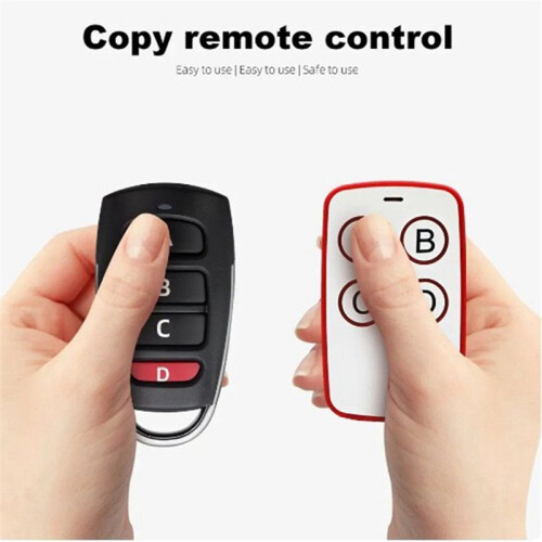 300-868MHz Auto Copy Remote Control Electric Garage Door Opener Duplicator Clone Code 4 Keys Transmitter A 2