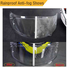 Universal Type Motorcycle Helmet Anti-Rain Anti-Fog Film Electric Car Half-Helmet Anti-Fog Lens Patch Accessories