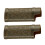 2Pcs Zinc Alloy Lighter Cover Bronze Retro Pattern 1