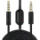 2M Replacement Audio Cable for  GPRO X, G233, G433 Headphones Includes Volume Control and Mute Function Black 1