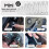 20 Pcs Open End Wrench Set,  Metric SAE Combination Wrench Set Thin, Ratchet Wrenches Multifunctional 5