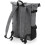 BagBase (One Size, Grey Marl/Black) BagBase Block Roll-Top Backpack 2