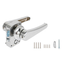 RV Toilet Door Lock Bathroom Door Lock Caravan Boat Handle Lock RV Accessories