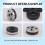 6Pcs Lock Nuts Flange for  9523 Nut Inner Outer Kit Angle Grinder Tool 2 Specifications-Toothless, Toothed 6