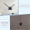 3D Clock Hands,DIY Large Clock Movement Mechanism Needles,Wall Accessories Part Replacement,Black 6