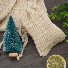 50 StüCk Dusche Bad Sisal Seifentasche NatüRliche Sisal Seifen Tasche Peeling Seifen Schoner Beutel Halter
