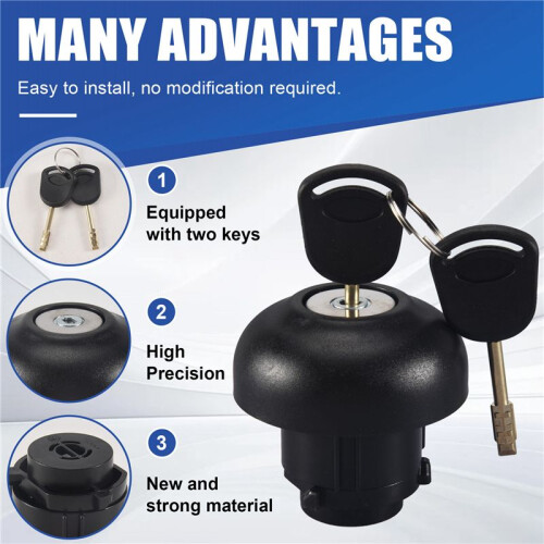 BräNsletanklock PåFyllningslock Innerlock äR för  Transit 2006-2019 9C119K163AA 2