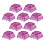 10Pcs 1U XDA2 Profile Keycaps Blank Multicolor Keycap-Purple 1