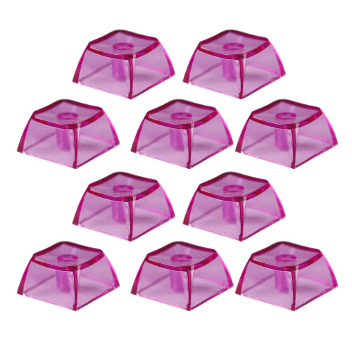 10Pcs 1U XDA2 Profile Keycaps Blank Multicolor Keycap-Purple