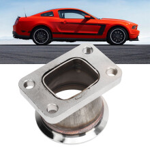 Asta in Acciaio Inox da 3 Pollici con Flangia V | Adattatore Turbo Resistente alla Ruggine AU