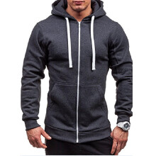 (Dark Gray,2XL)Roupa masculina inverno com capuz jaqueta jumper quente moletons esportivos com capuz