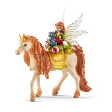 Schleich Bayala - Muñeca de Hada Marween de 3 Piezas con Unicornio Brillante