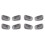 8x Interior Inner Inside Door Handle Gray Left & Right for   1998-2002 1