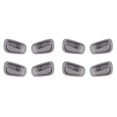 8x Interior Inner Inside Door Handle Gray Left & Right for   1998-2002