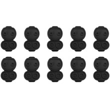 10X Silicone Charging Port Waterproof Dustproof Protective Cover for Model 3 2017-2020 Model Y-Eur Version