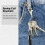 Lobster Clasp Black Spring Stretchy Coil Cord Strap Keychain Key Chain Rope 5