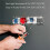 Red Light Illuminated 4 Pin DPST /OFF Snap in Rocker  16A 20A 250V AC 3