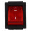 Red Light Illuminated 4 Pin DPST /OFF Snap in Rocker  16A 20A 250V AC 7