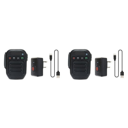 2X Wireless  Microphone Handheld Speaker MIC Type-C for  UV-5R 5RH Quansheng UV-K5 K6 Ham