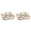 40Pcs White Housing CR2032 SMD Cell Button Battery Holder Socket Case 1