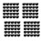 100 Pcs Rj45 Coupler Cat6  Jacks Inline Coupler Female to Female Insert Coupler 1