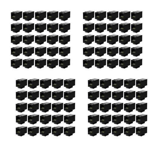 100 St Rj45 Coupler Cat6  Jacks Inline Coupler Hona Till Hona Insert Coupler