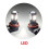 Car Front Fog Lamp Halogen Light Bumper Light Assembly LED Lamp Beads for   2014-2017 4