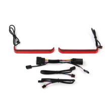 Motorcycle Tracer Rear Saddlebag LED Indicator Run Turn Brake Lights for CVO Street Glide Road Glide ST Red