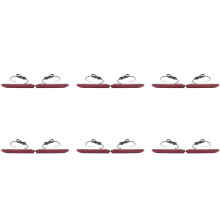 12x LED Bumper Reflector Bright Red Lens Brake Lights for Camry 2006-2014