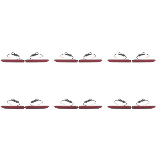 12x LED-Stoßfänger-Reflektor-Hellrote Linse-Bremslichter für  Camry 2006-2014 1