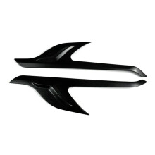Car Front Headlight Eyebrow Light Eyelid Eyebrow Resin Trim for Alphard Vellfire 30 Series 2015-2023