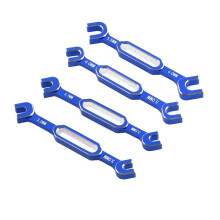 Clé de RéGlage de la Tige de PousséE, Outil de Retrait de Joint à Rotule D'éCrou de Tendeur pour Voiture RC 3/3,2/3,5/3,7/4/5/5,5/6 mm - Bleu