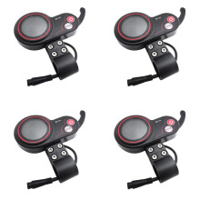 4X QS-S4 48V-60V Thumb Throttle LCD Display Meter for Zero 8 9 10 8X 10X Electric Scooter 6PIN Display Accessories