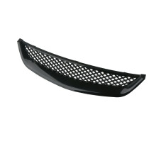 Car Gloss Black Mesh ABS Front Hood Grille Grill for JDM Type R 2001-2003