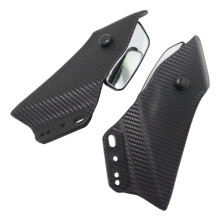 Universell Motorcykel Justerbar Flankspoiler KåPa med Speglar för CBR650R YZF R1 YZF R6 T-MAX530