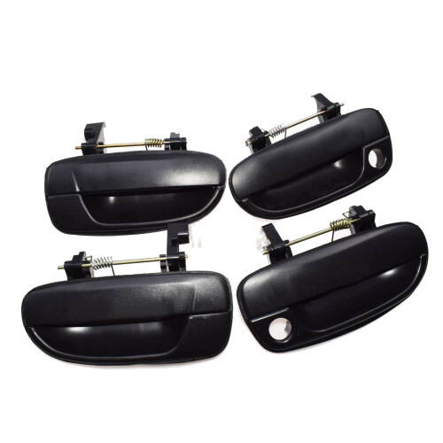 4PCS(Front Rear Left Right)Outer Outside Exterior Door Handle Black for  Accent 2000-2005 New