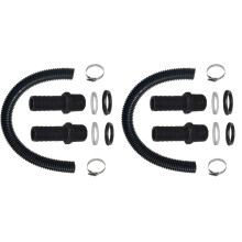 2X Rain Connection Set Include Connection Hose, Rain Bushing Rain Collector Rain Connector Set
