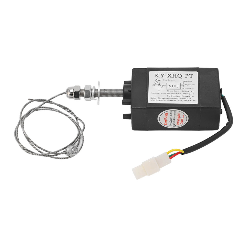 Shutdown Control Solenoid Valve For Diesel Engine Generator Stop Engine Electromagnetic Solenoid Valve Low Working Current Servo Motor Control Long 9180479455493