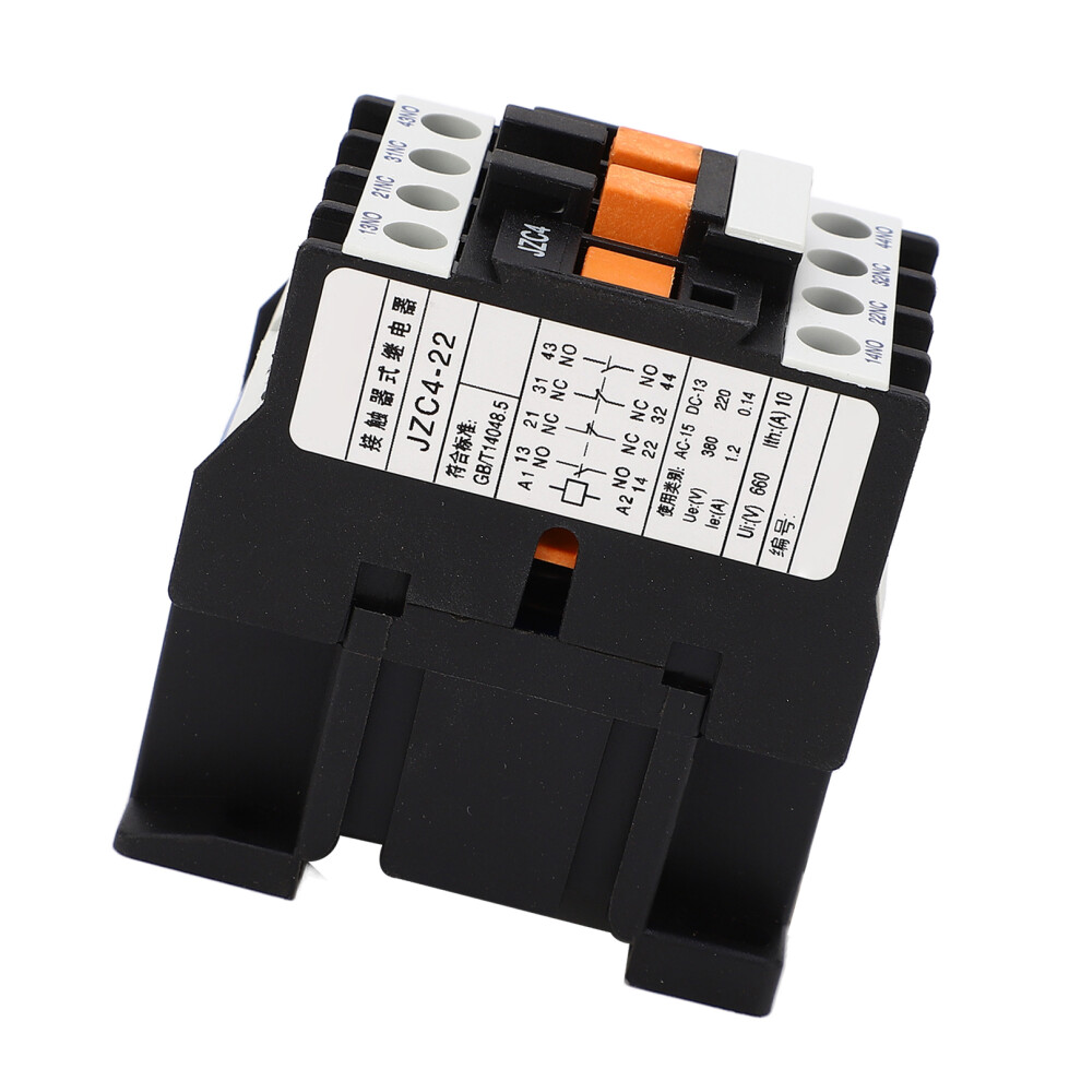 3-Phase Ac Contactor Jzc4 22, 10A, 220V/380V, 2No 2Nc 9481389666758