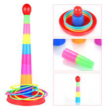 2Ud Diversión Juego De Lanzamiento Multicolor Y Madera