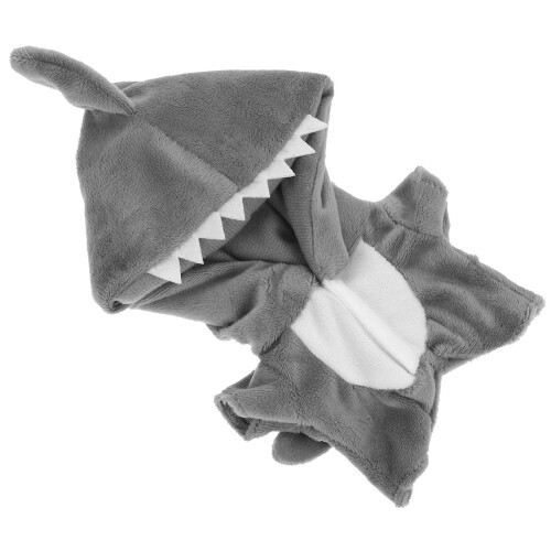 3Ud Traje Reutilizable Para Muñecas De Peluche Gris Con Tiburón