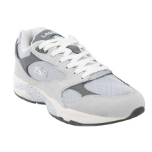 (6.5 UK, Grey) Lacoste Mens Storm 96 Vintage Leather Trainers