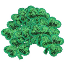 3Jgo De Tela Verde Bordados Con Adhesivo Para Decorar Ropa