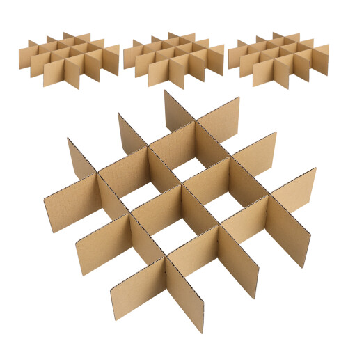 8Ensembles Séparateurs En Carton Rigide Protection Verres