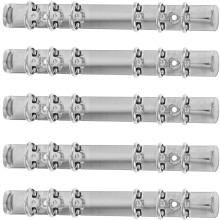 25Pièces Anneaux Métal A6 6 Rondes Argenté Portable Et