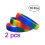20Pz Braccialetti Arcobaleno Silicone Per Eventi, Regali E 1